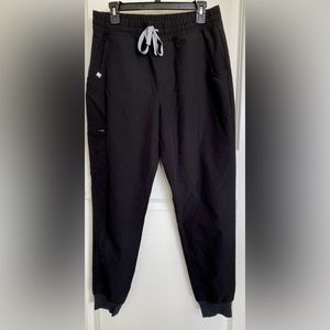 High Waisted Zamora Jogger Scrub Pant - Medium / Black